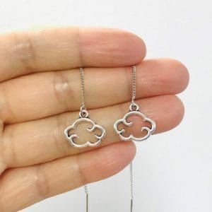 cloudsthreaderearrings Clouds Threader Earrings