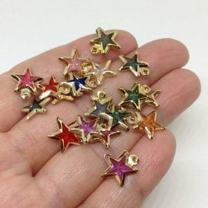 20pcs Color Stars Charm