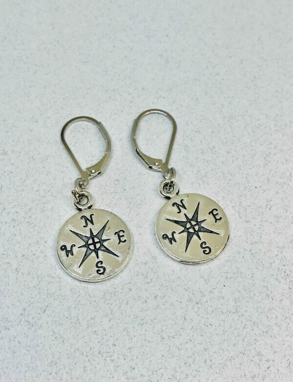 compass_earrings Compass Leverback Earrings