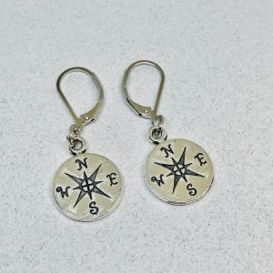 compass_earrings Compass Leverback Earrings