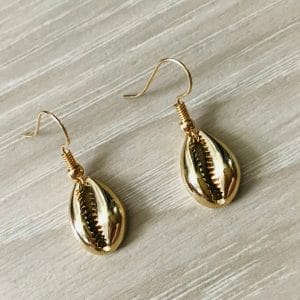 cowrieshellearring Cowrie Shell Earrings