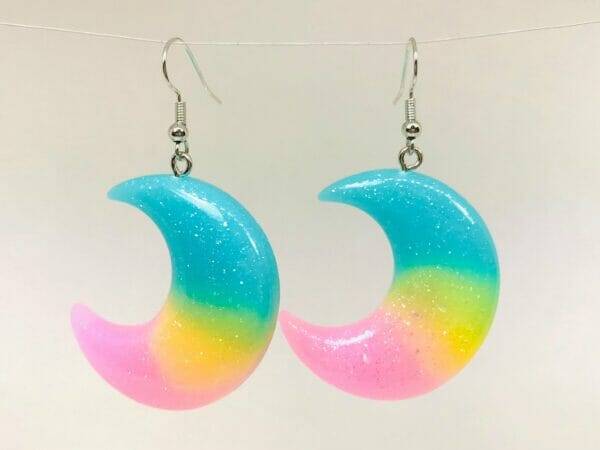 crescentmoonearring Half Moon Earrings