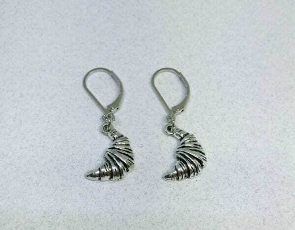 Croissant Leverback Earrings
