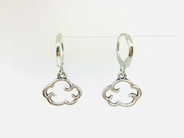 daintycloudsearrings Thunder and Cloud Earrings