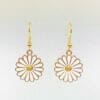 daisyearringswhite White Daisy Earrings, Flower Girl Gift