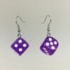 lucite dice earrings wholesale