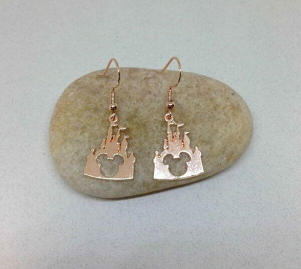 disney_castle_earrings Mickey Castle Disney Earrings
