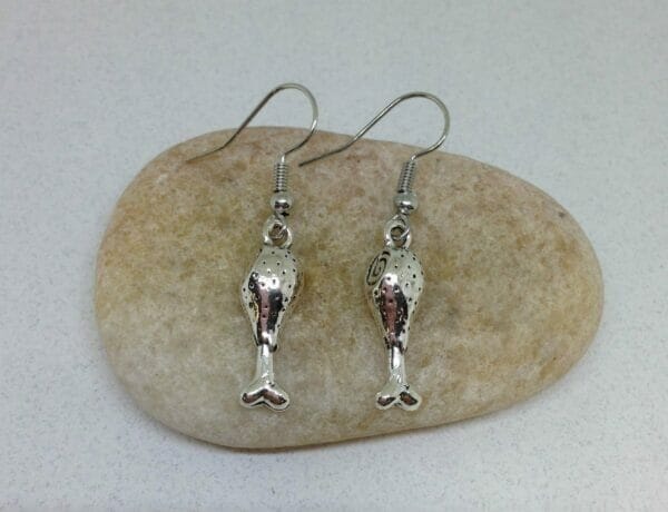 drum_stick_earrings Turkey Leg Earrings, Turkey Drumsticks Earrings, Food Earrings, Chicken Drumsticks Earings