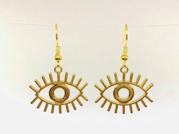 evileyeearringsgift hand earrings Psyche