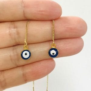 Evil Eye Threaders Earrings