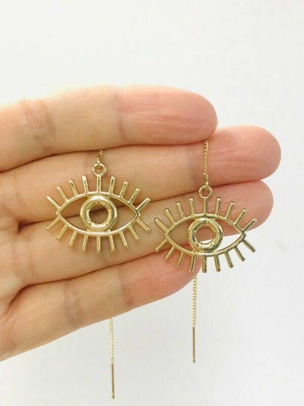 evileyethreaderearrings Wholesale Evil Eye Threader Earrings