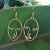 wholesale picasso face earrings