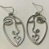 Picasso Face Earrings
