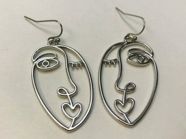 faceearringsabstract Picasso Face Earrings