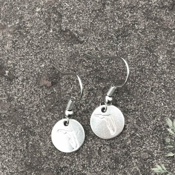 floridaearrings_deef4bf3-0d70-4345-b307-fd14d2f41f44 State Map Florida Map Charm earrings