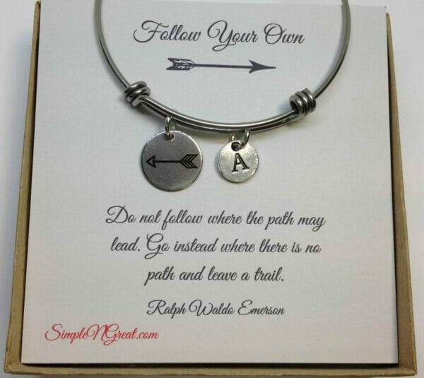 follow_your_own_arrow_bangle Follow Your Own Arrow Charm Bracelets