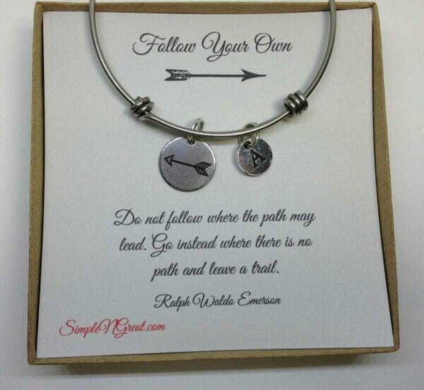 Follow Your Own Arrow Charm Bracelets