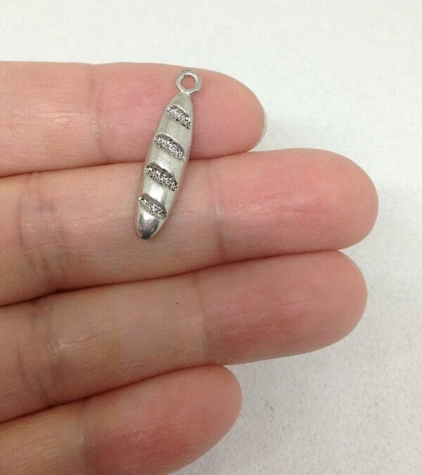 5 French Bread Charm, Wholesale Charm Supply