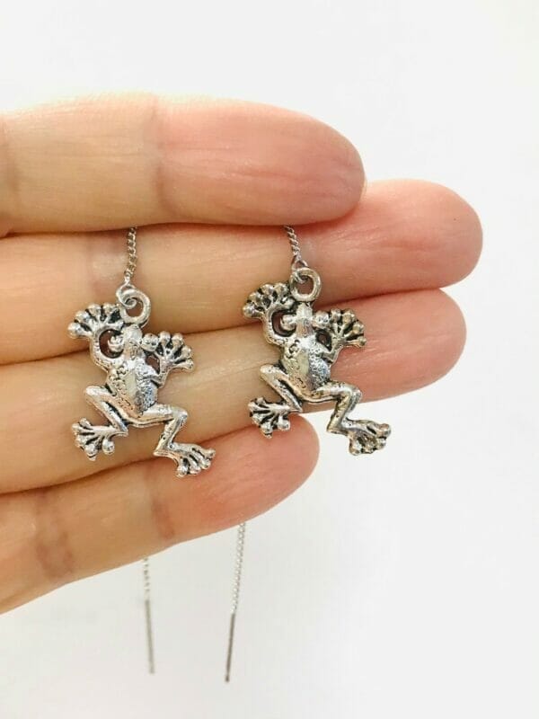 frogthreaderearrings Frog Threader Earrings