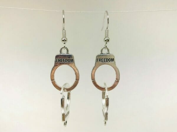 Handcuffs Earrings