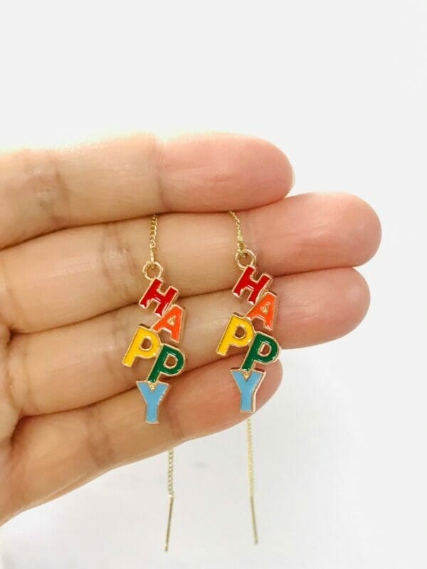 Wholesale Happy Threader Earrings