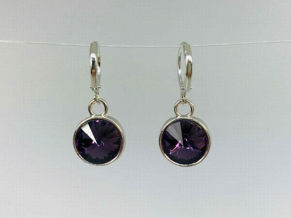 huggiebirthstoneearringssep Birthstone Huggie Earrings