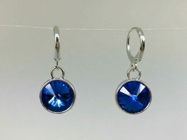 huggiebirthstoneearringsseptember Sapphire Birthstone Jewelry, Huggie Earrings