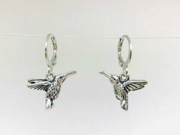 hummingbirdhuggieearrings Hummingbird Earrings