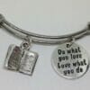 Book Charm Bracelet