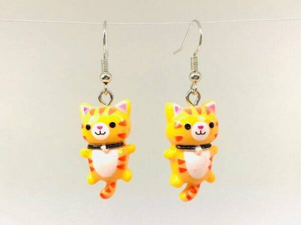 kawaiicatearrings Kawaii Cat Earrings