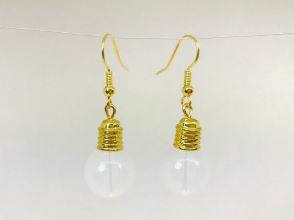 lightbulbearringswhite_5dd44cc7-ba06-4377-becf-f7b2be1bc2b5 Light Bulb Novelty Earrings