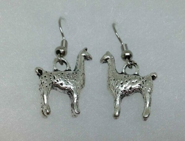 llama_charm_earrings Llama Earrings alpaca charm earrings