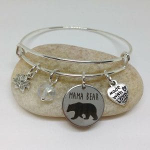 mama_bear_bracelet Mama Bear Charm, Mother's day Gift