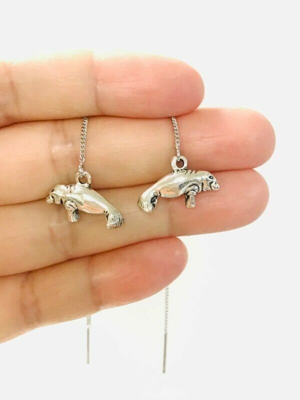 manateeearring Manatee Threader Earrings