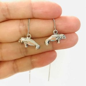 Manatee Threader Earrings