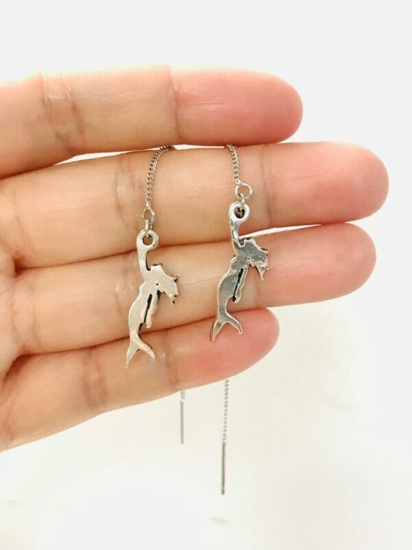 mermaidthreaderearrings Mermaid Threader Earrings