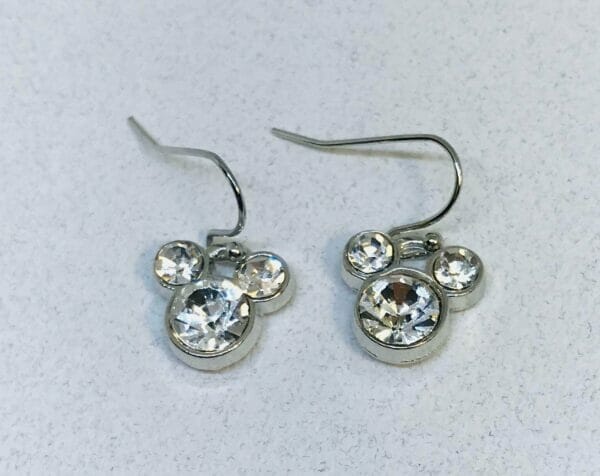 Rhinestone Mickey Disney Earrings