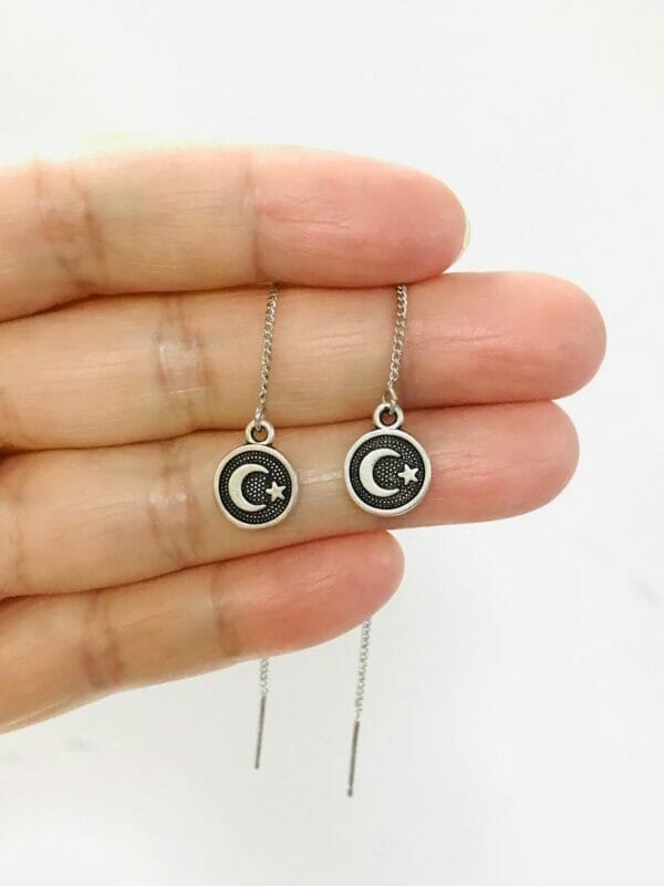 moonandstarthreaderearrings_8e2996d7-8e82-4d60-997d-d0162533c81e Celestial Earrings