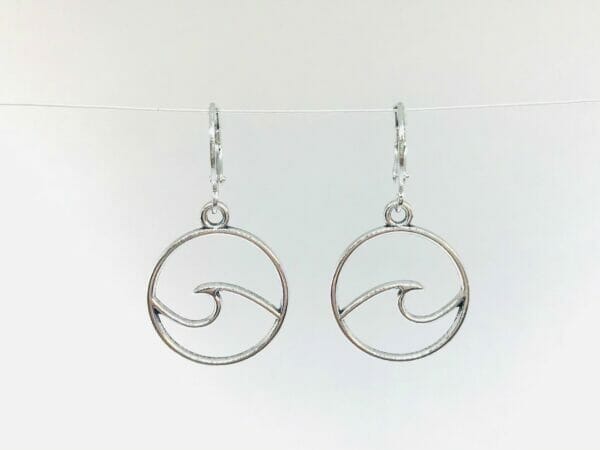 oceanwaveearrigs Wave Earrings, Ocean Jewelry, Surfer earrings