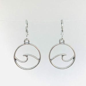oceanwaveearrigs Wave Earrings, Ocean Jewelry, Surfer earrings