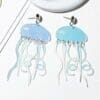 jelly fish earrings