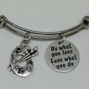 Painter Artist Pallet Charm bracelets