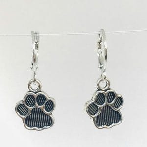 Pawprints Huggie Earrings