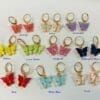 Tiny butterfly earrings wholesale