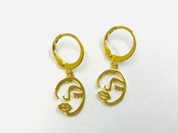 picassofaceabstractearrings Picasso Face Earrings wholesale lot