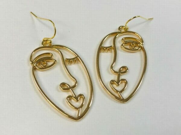 picassofaceearringsgift Picasso Face Earrings
