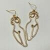 Female Nude Body Earrings