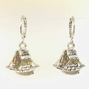 Pirate Ship Earrings