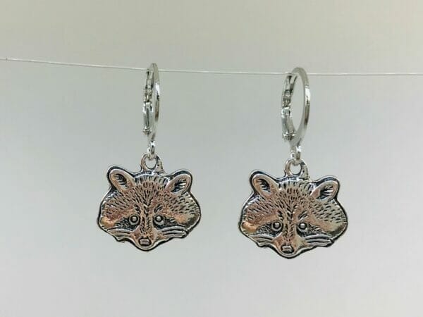 raccoonearrings Racoon Earrings