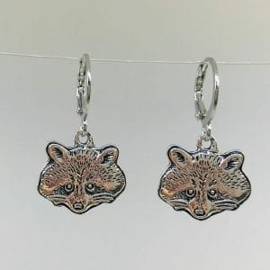 raccoonearrings Racoon Earrings